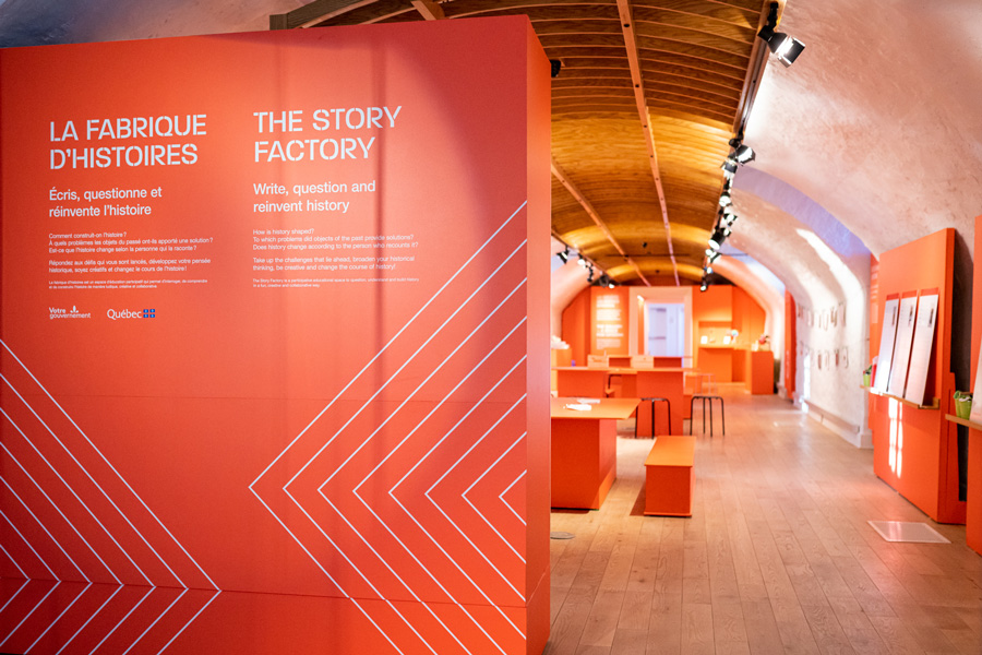 The Story Factory Permanent exhibition at the Stewart Museum